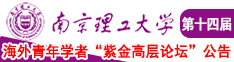 男人插骚女网站南京理工大学第十四届海外青年学者紫金论坛诚邀海内外英才！